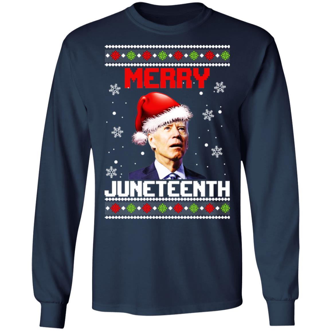 Joe Biden – Merry Juneteenth Christmas Sweater