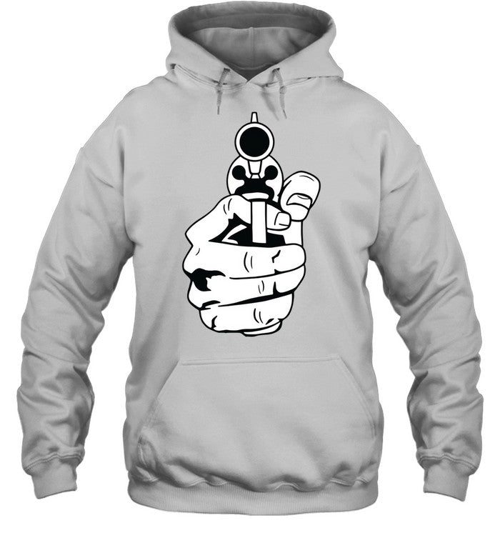 Revolver Hand Pointing Unisex T-Shirt