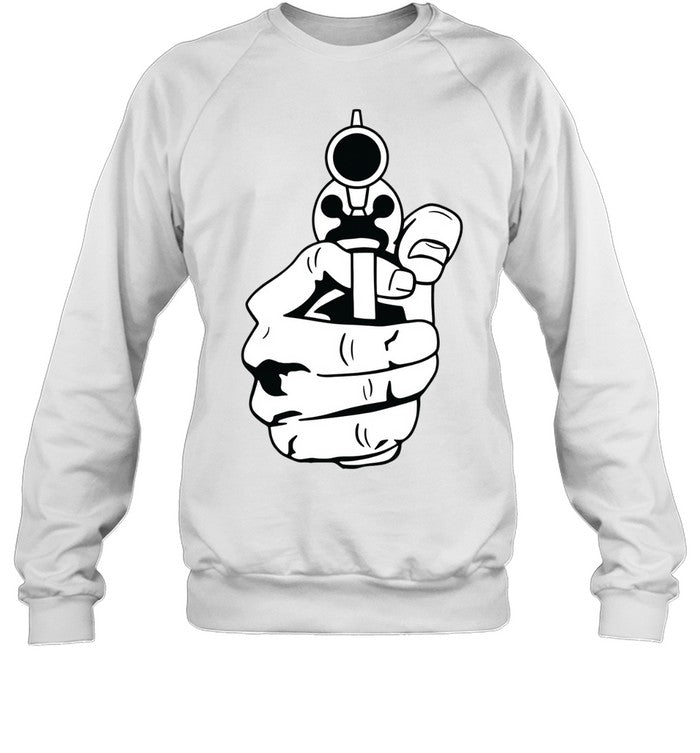 Revolver Hand Pointing Unisex T-Shirt