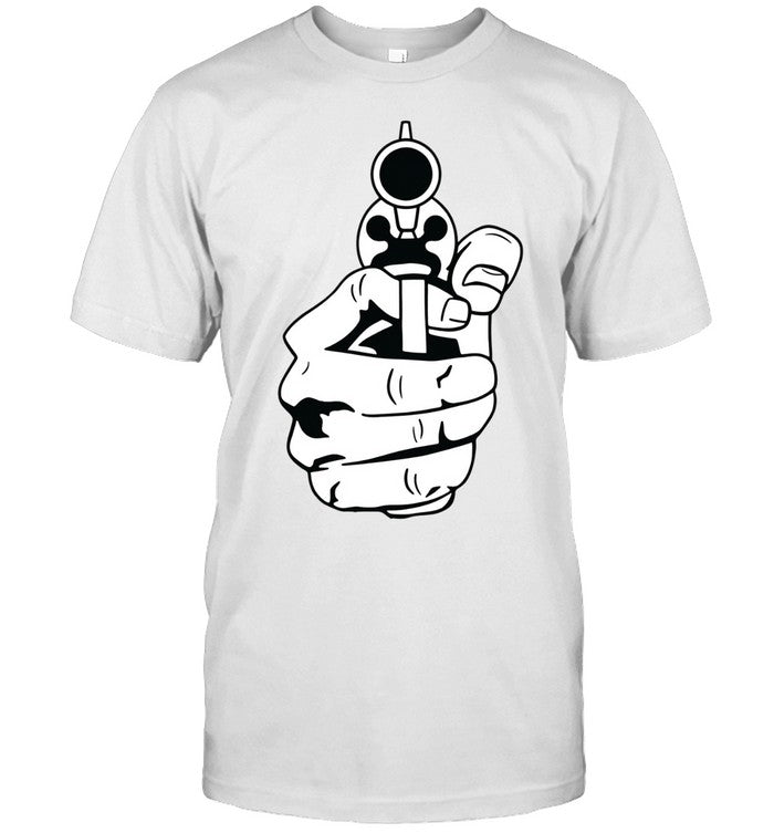 Revolver Hand Pointing Unisex T-Shirt