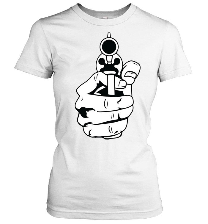Revolver Hand Pointing Unisex T-Shirt
