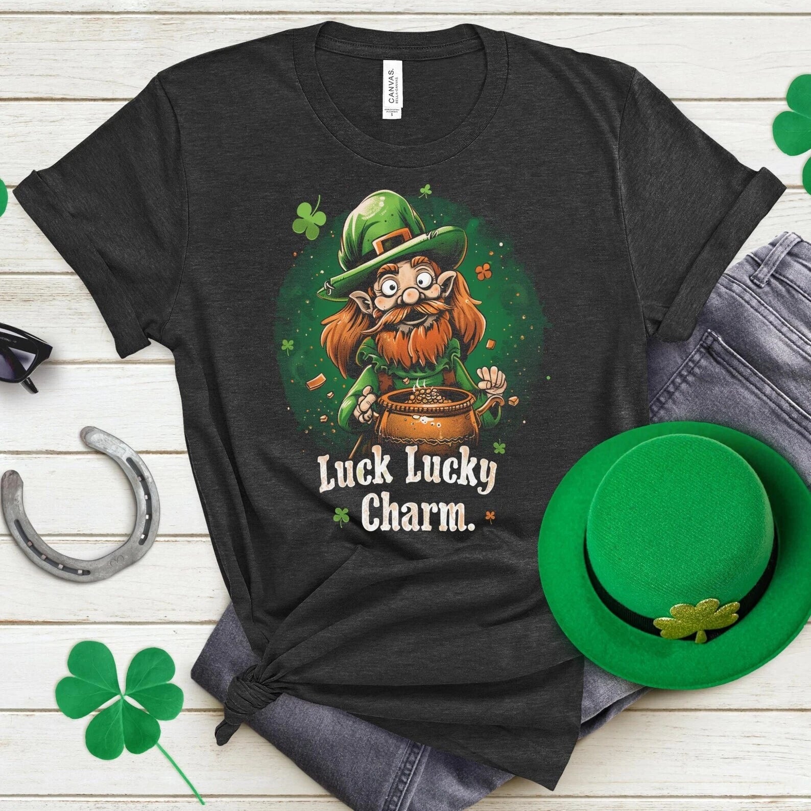 St. Patrick’s Day shirt, Lucky Charm t-shirt, Irish Pride Tee, Shamrock shirt