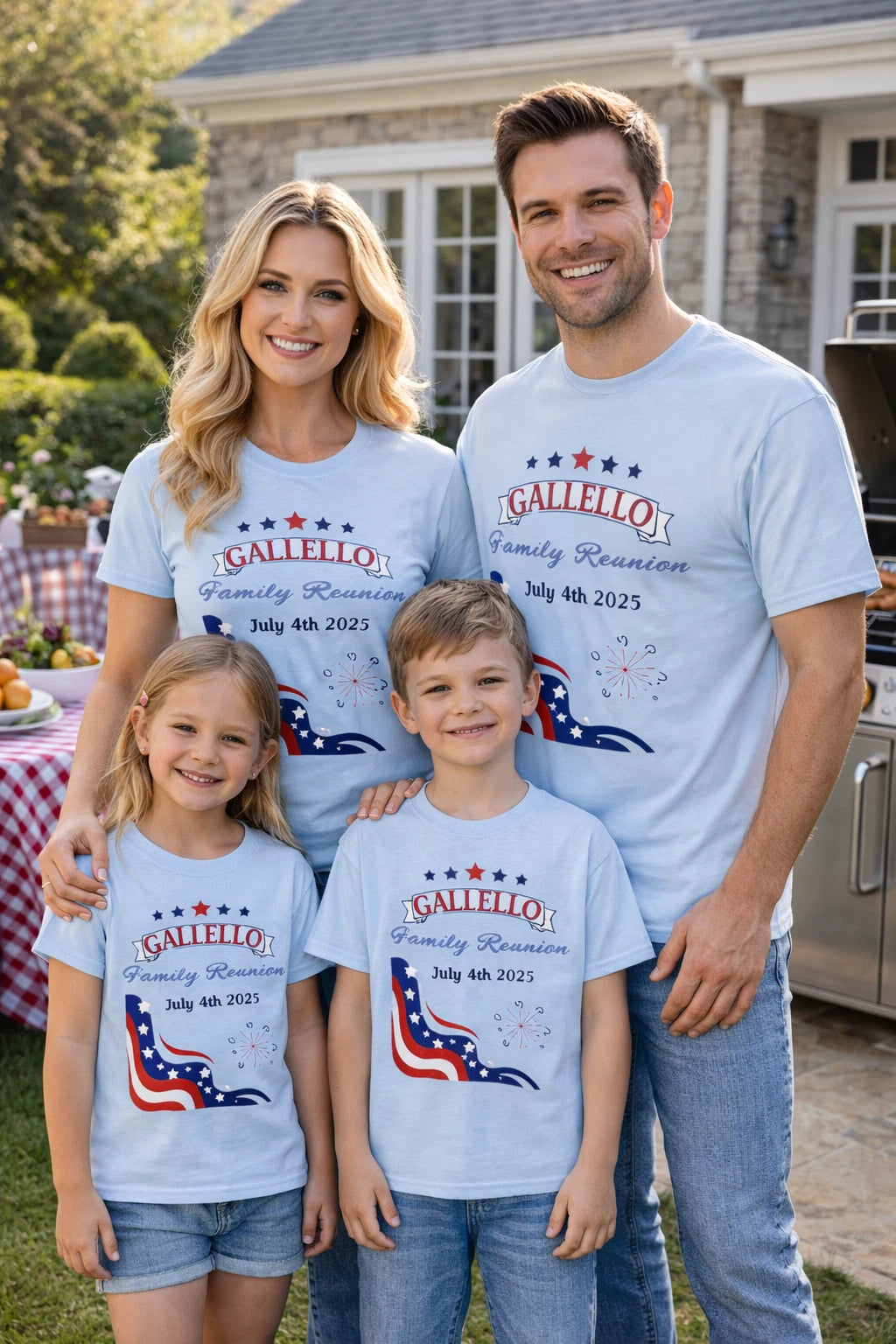 Personalized Family Reunion Adult Unisex T-Shirt, Custom Family Gathering Tee,