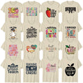 Novelty Teachers Adult T-Shirt Education School Appreciation 100th Teacher Gift