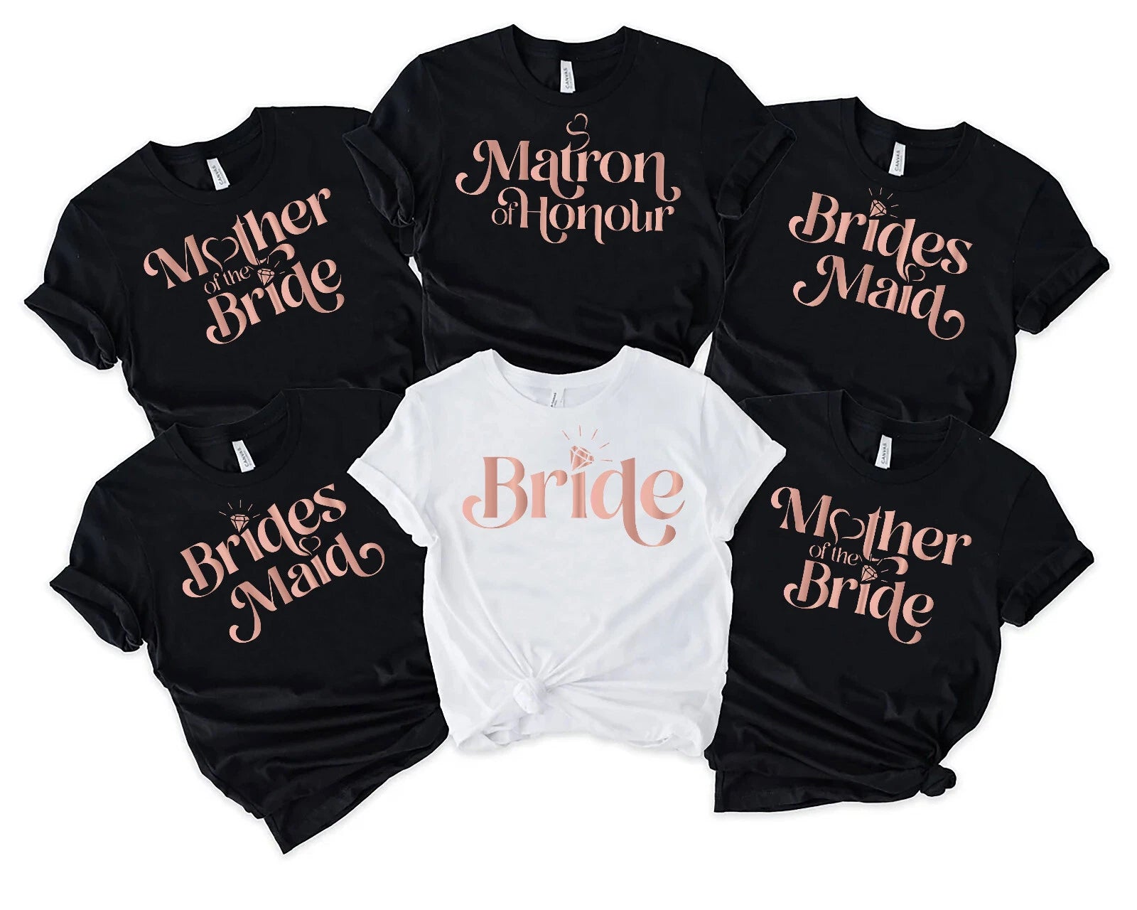 Personalised Bachelorette Team Bride T Shirt,Hen Party Shirts, Bridal party (AM)
