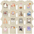 Cute Halloween Adult T-Shirt Ghost Spooky Halloween Gift