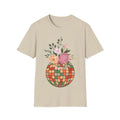Flower Disco Ball Unisex Softstyle T-Shirt