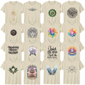 Boho Moon Phases Fitness Adult T-Shirt Spirituality Birthday Gift