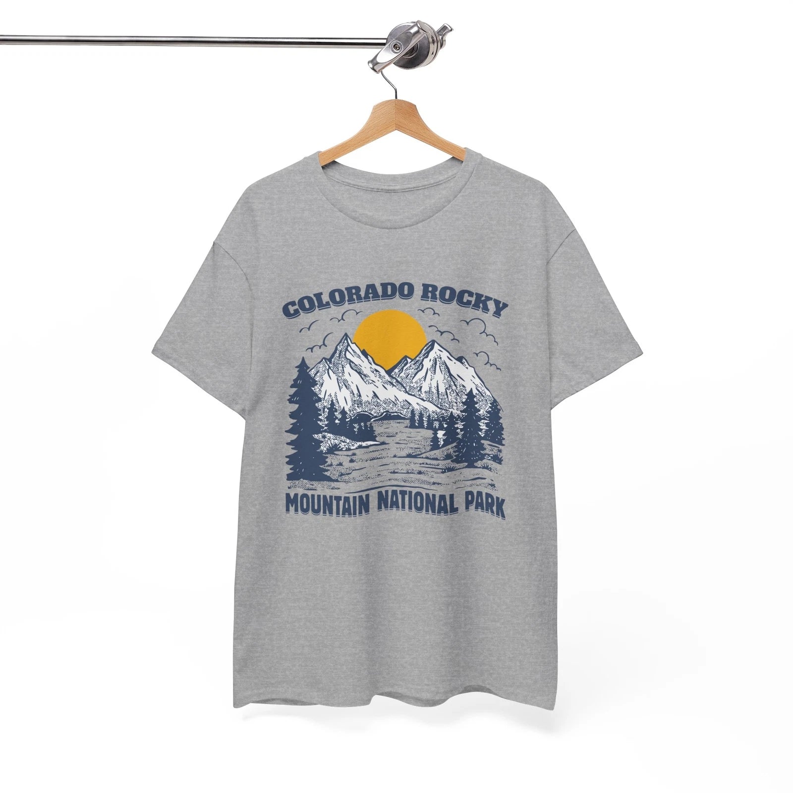 Forest & Mountains T-Shirt | Nature Hiking Tee | Outdoor Adventure Shirt