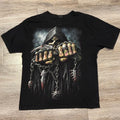 Spiral Game Over You Lose T-Shirt Black T-Shirt Double Side Print Cotton Sz XXL