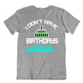 Gamer Birthdays Tshirt Level Up Shirt Born Gamer Tee