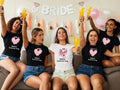 Personalised Hen Party T Shirts, Team Bachelorette Party Shirt, Love Team