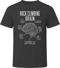 Rock Climbing Brain Funny Climber T Shirt