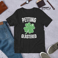 Petting Glastered Funny St Patrick's Day Irish Drinking Shamrock t-shirt