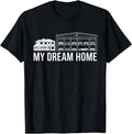 My Dream Home Car Garage Automotive Humor Enthusiast T-Shirt