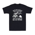 We're Not Alcoholics They Go To Meetings We're Drunks We Go Riding Men's T-Shirt
