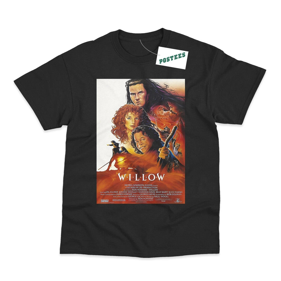 Retro Movie Poster Inspired By Willow DTG Printed T-Shirt