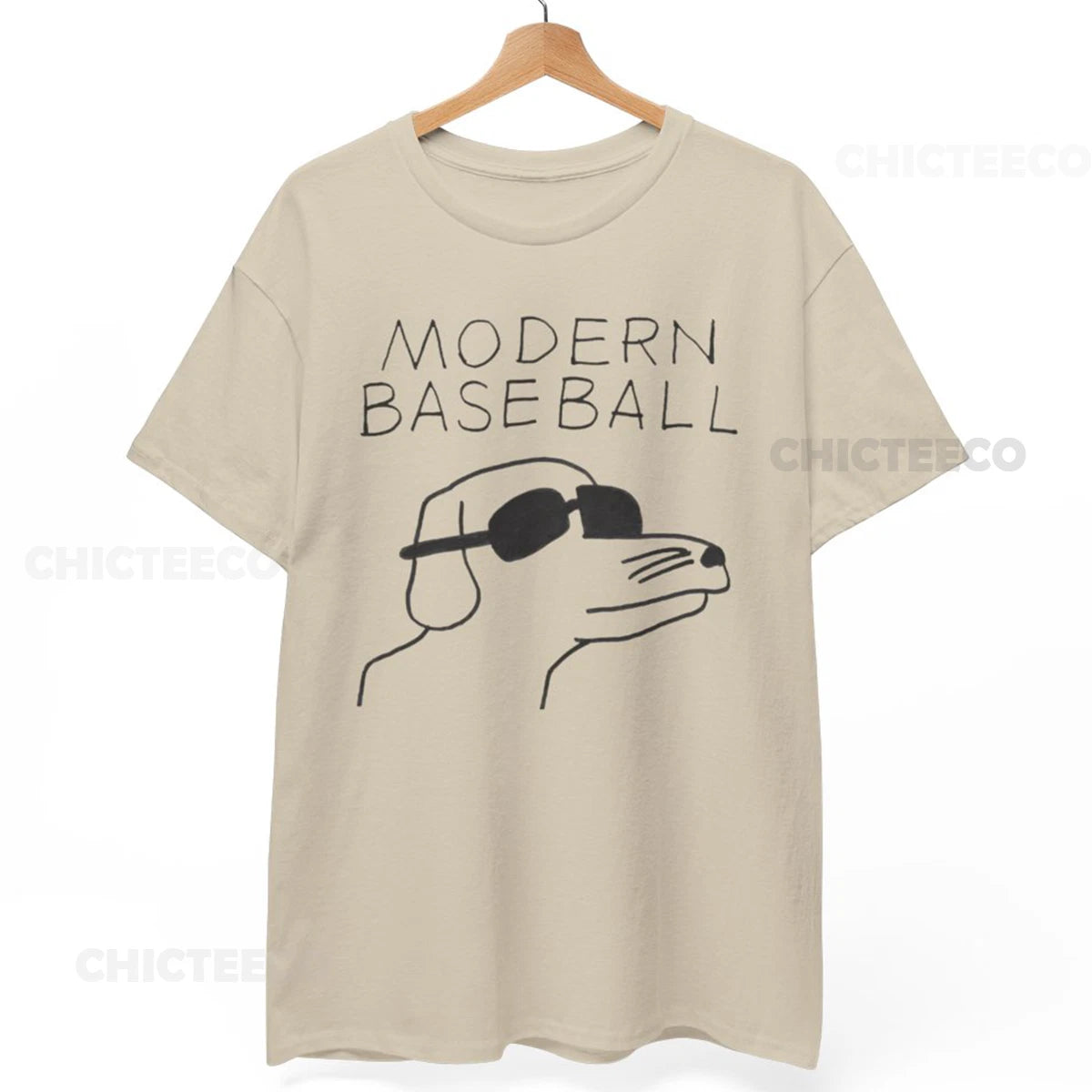 Modern Baseball Shirt Dog Graphic Game Day Emo Indie Punk Unisex Tee ALL SIZE