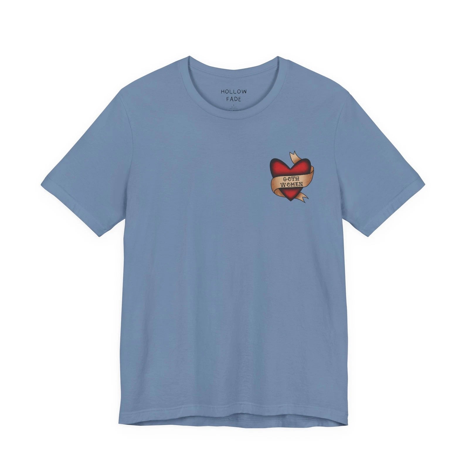 I Heart Goth Women | Tattoo Style Goth Emo Alternative Girl Graphic T-Shirt