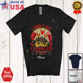 Custom Name Vintage Retro Don't Get Older Up Level; Birthday Video Gamer T-Shirt