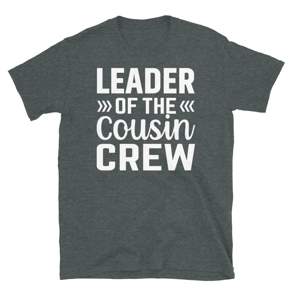 Leader of the Cousin Crew Relatives Family Vacation Short-Sleeve Unisex T-Shirt