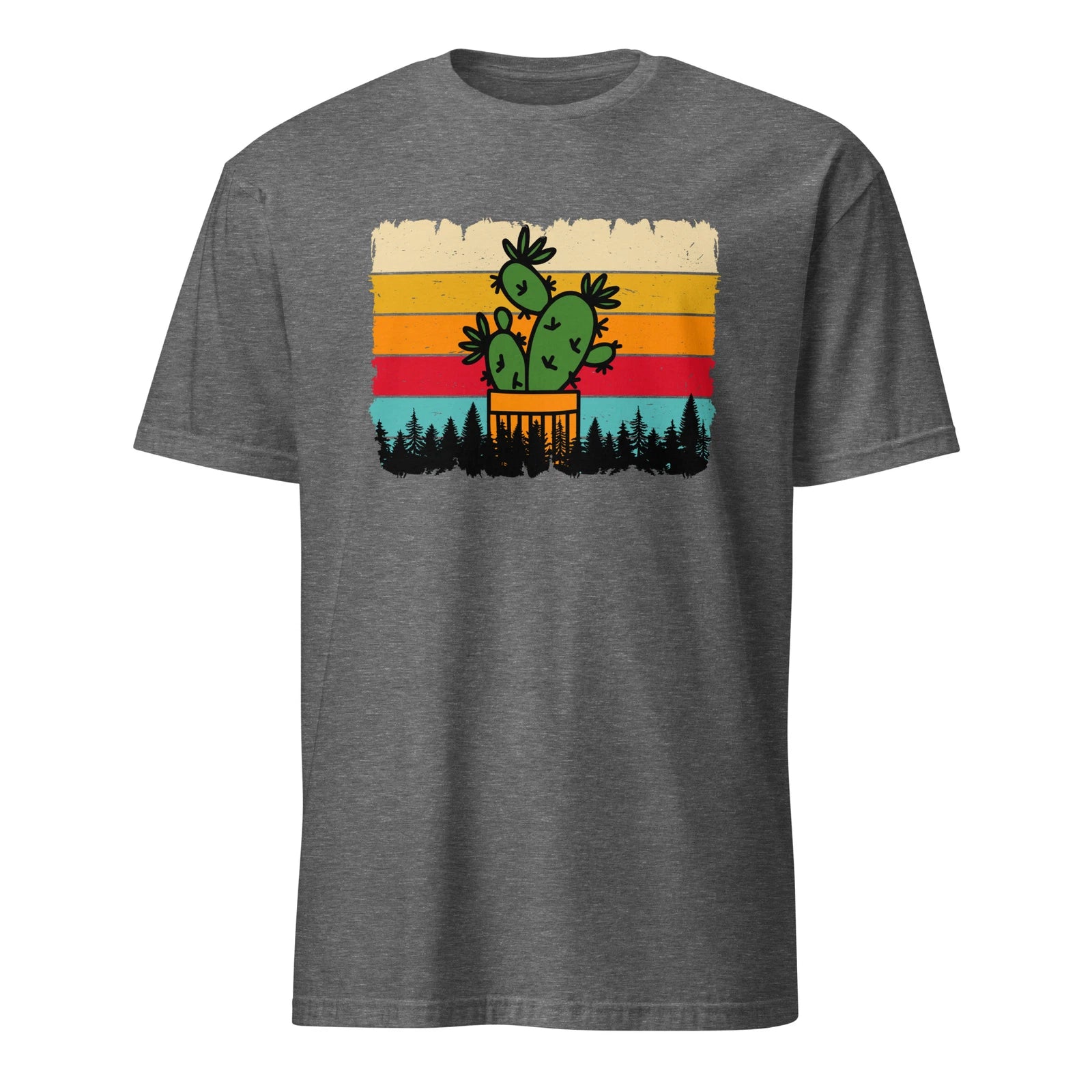 Retro Cactus Unisex T-Shirt, sunset desert sand plant dunes vintage
