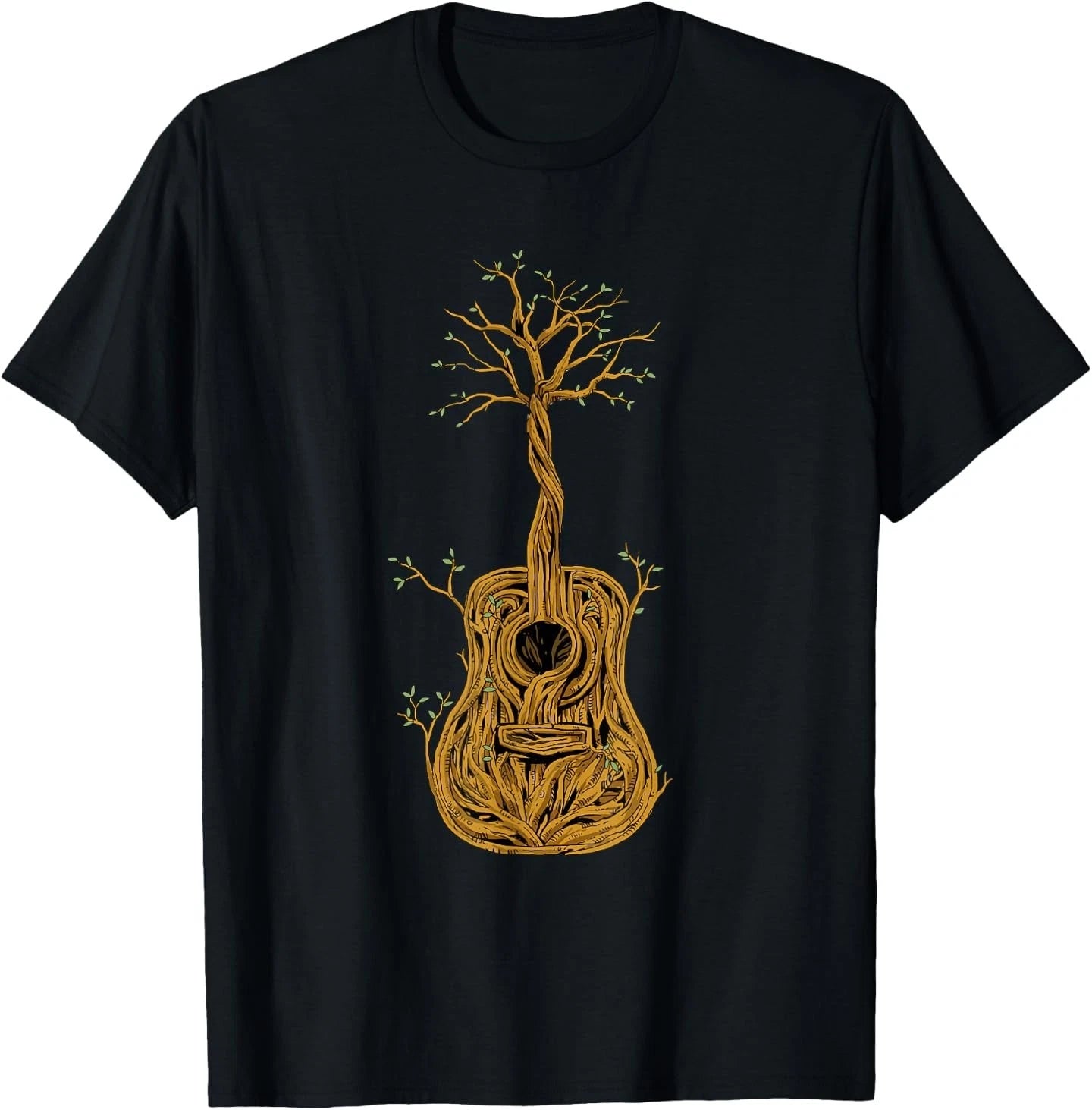 Acoustic Guitar Tree of Life Guitar Player Guitarist T-Shirt