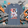 Anime B-Girl Tee – Graffiti-Style Breakdancing Art – Urban Hip Hop - Graphic Tee