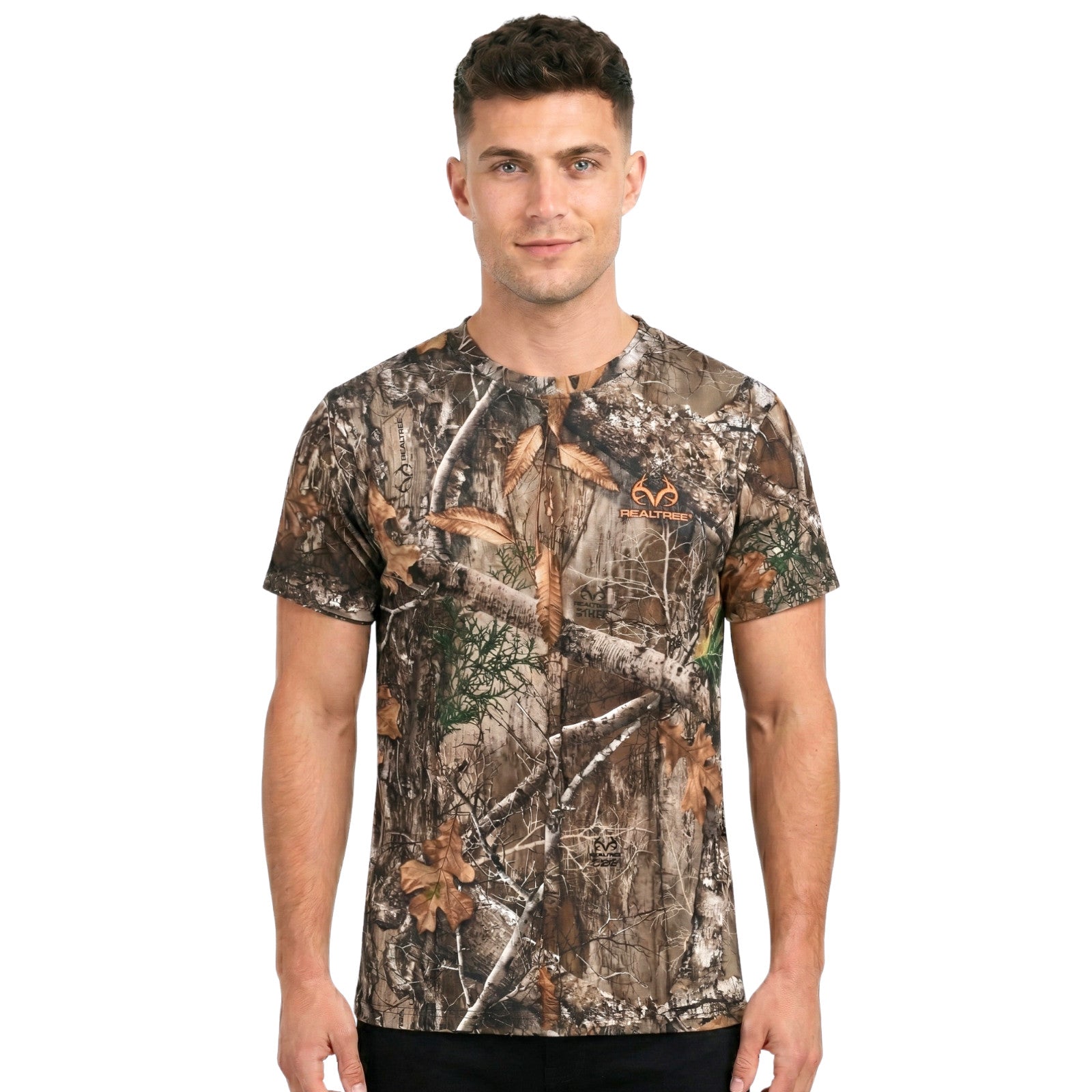 Bell Rangers Realtree Edge Camo Unisex Short Sleeve Crewneck Hunting Shirt