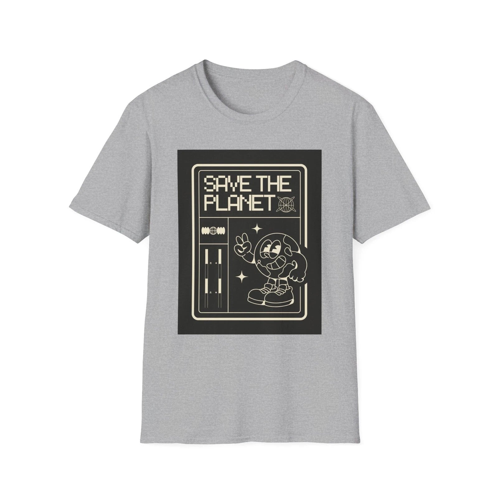 Save The Planet astronaut tee | Vintage Retro Environmental T-Shirt
