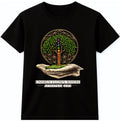 Tree of Life Chakra T Shirt Spiritual Yoga Meditation Energy Quote Tee
