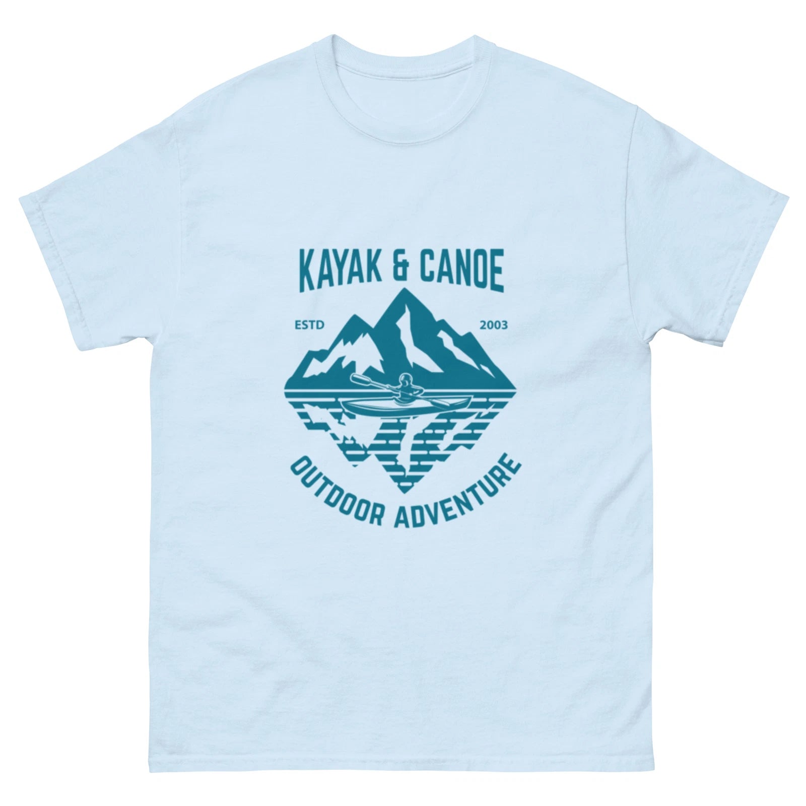Kayak & Canoe Outdoor Adventure Graphic Tee Unisex Classic Short Sleeve T-shirt