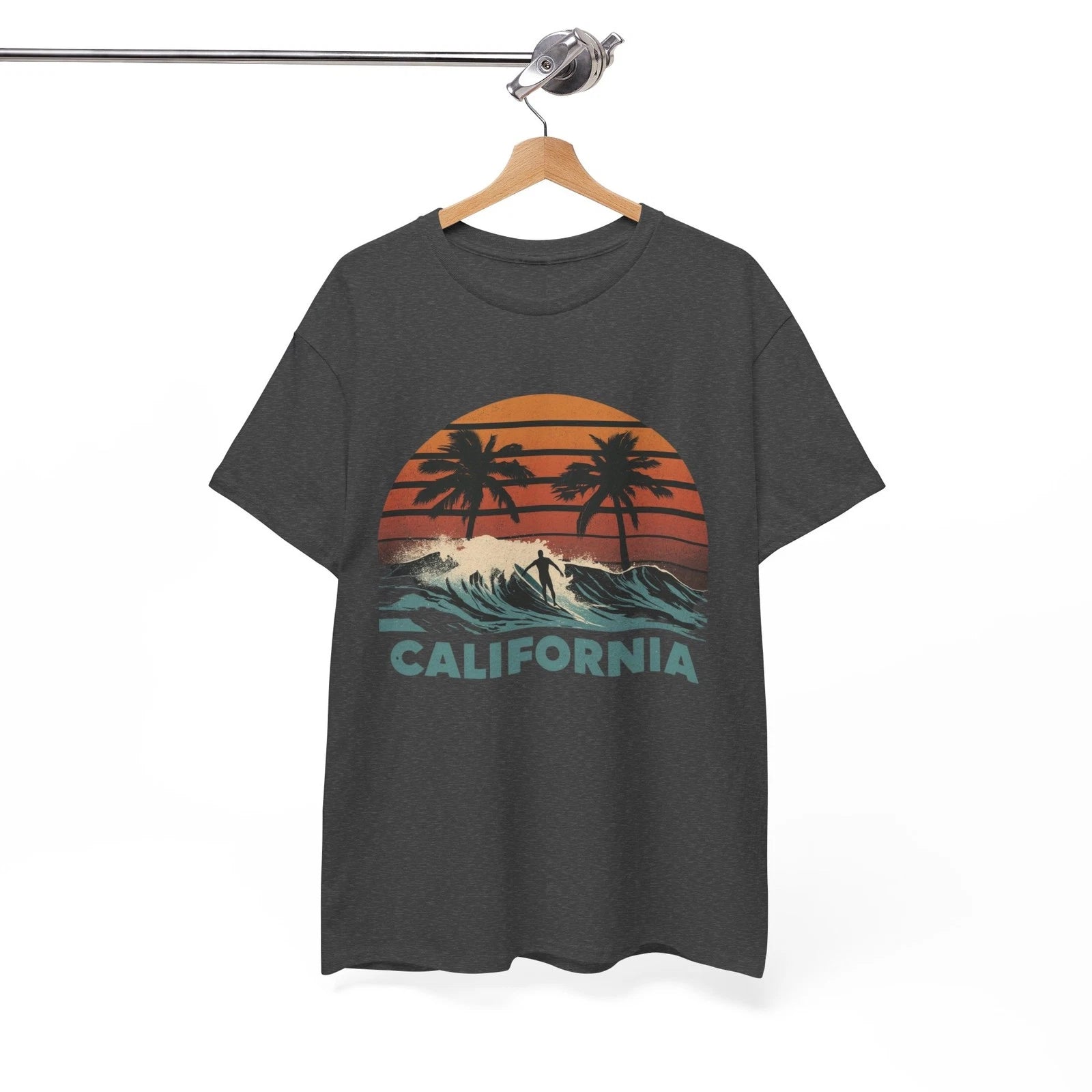 California Sunset Graphic Tee - Beach Vibe, Unisex Summer Shirt, Vacation