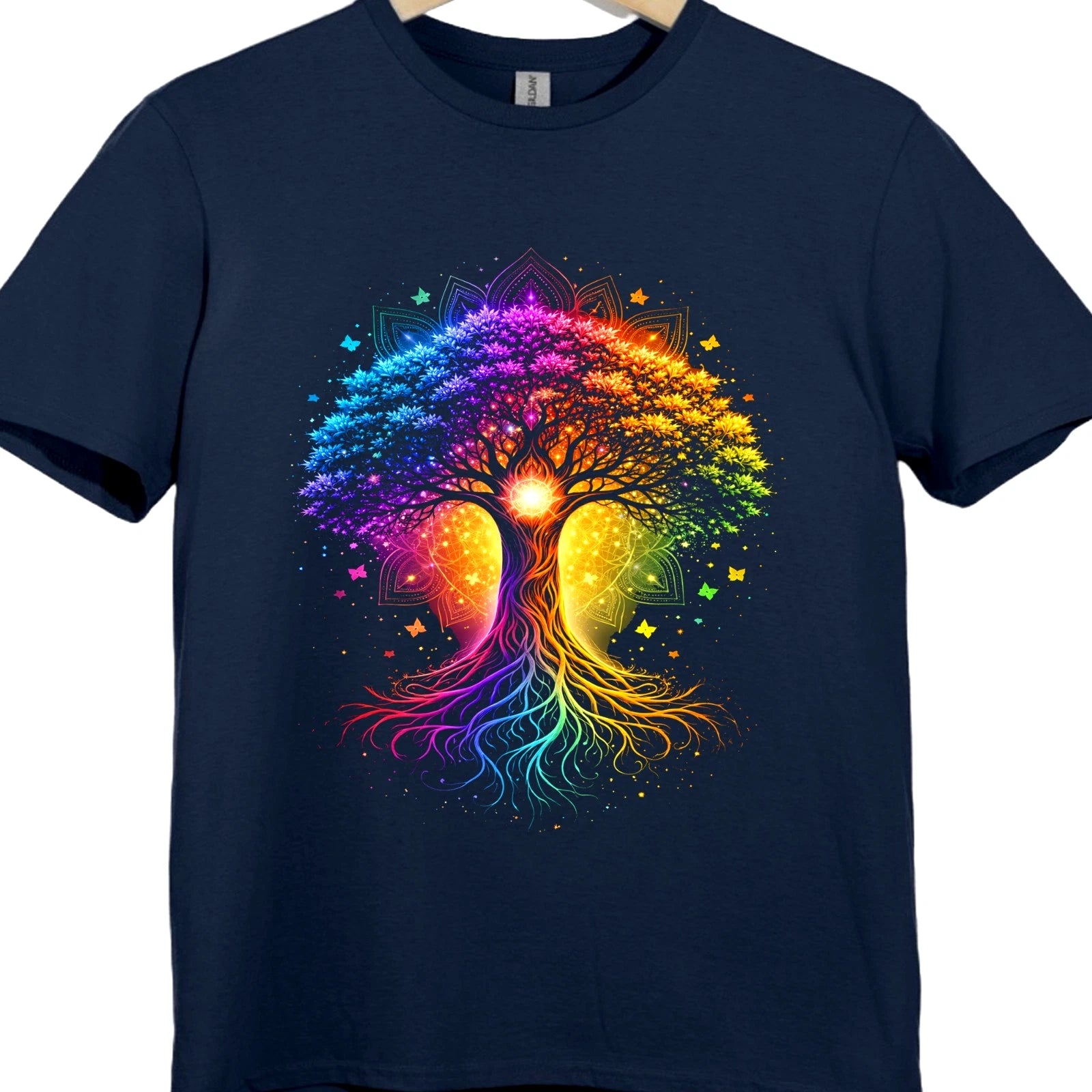 Tree Of Life T-Shirt Mandala Yoga Meditation Hippie Boho Lover Gift Graphic Tee