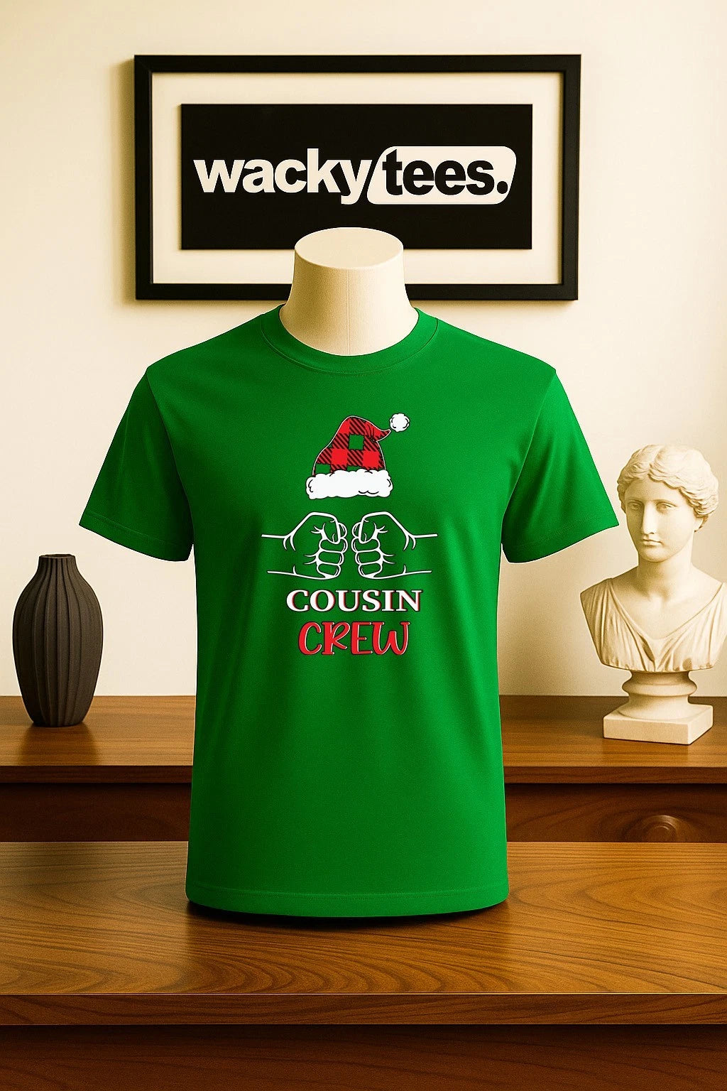 Christmas Cousin Crew Holiday Family Funny Graphic Tee Shirt