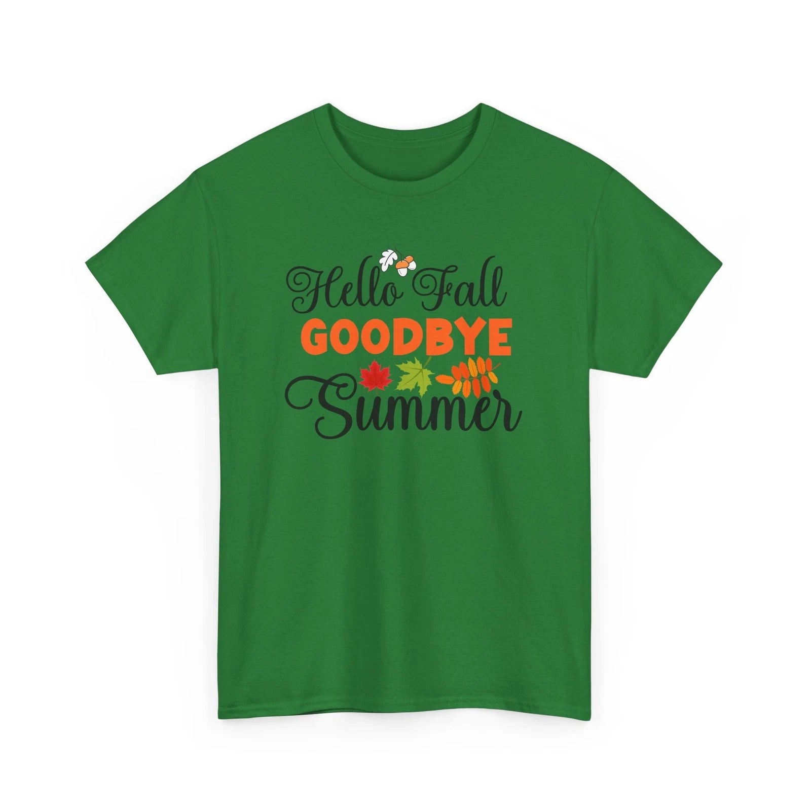 Fall Aesthetic T-Shirt | Autumn Leaves Tee | Hello Fall Goodbye Summer Shirt