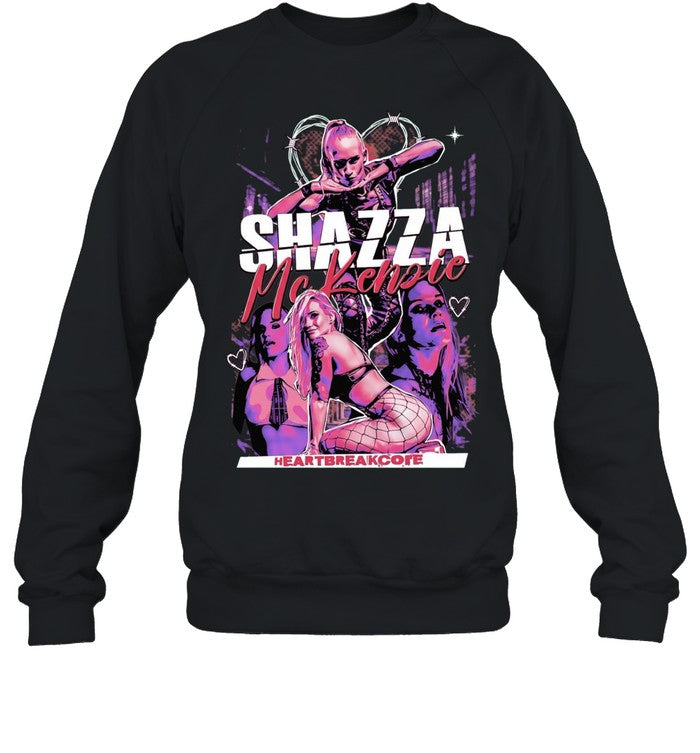 Shazza McKenzie Heartbreakcore Collage Wrestling Unisex T-Shirt