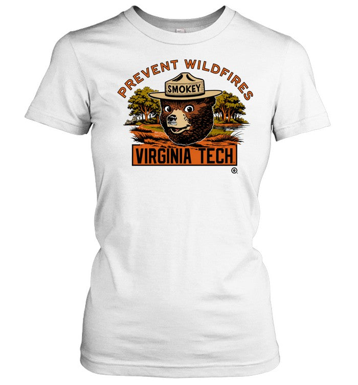 Smokey x Virginia Tech Help Prevent Wildfires Unisex T-Shirt