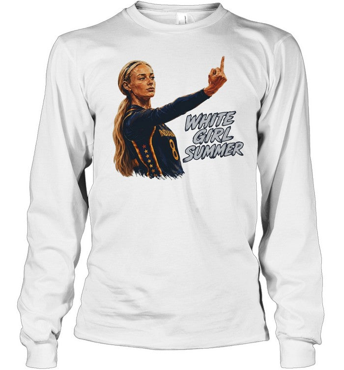 Sophie Cunningham Indiana Fever White Girl Summer Unisex T-Shirt