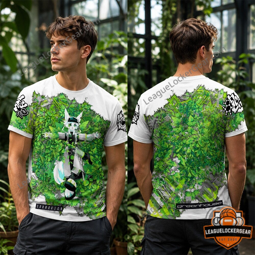 Furry Fox Halley Labs Greenhouse T-Shirt