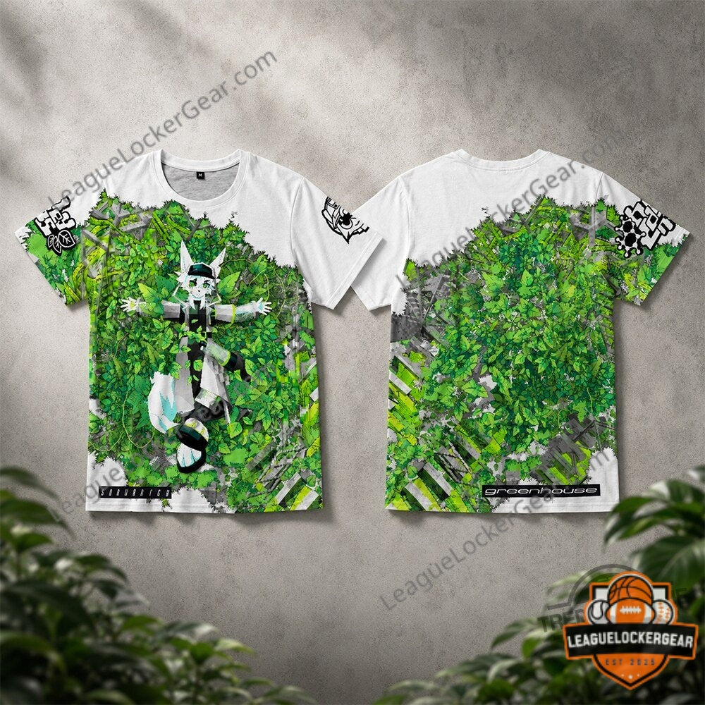 Furry Fox Halley Labs Greenhouse T-Shirt