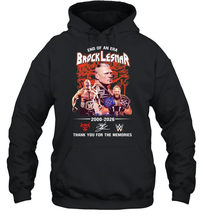 Brock Lesnar end of an era 2000 2026 thank you for the memories Unisex T-Shirt