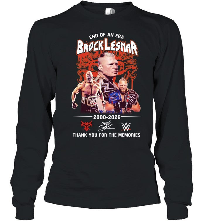 Brock Lesnar end of an era 2000 2026 thank you for the memories Unisex T-Shirt