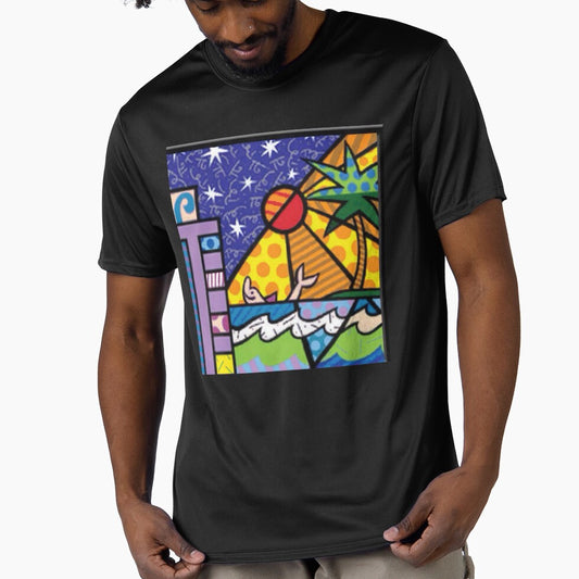 Romero Britto - Romero Britto- Romero Britto-Joyful Pop Art Dreams – Colorful Romero Britto Inspired Illustration - Romero Britto Poster by Romero Britto