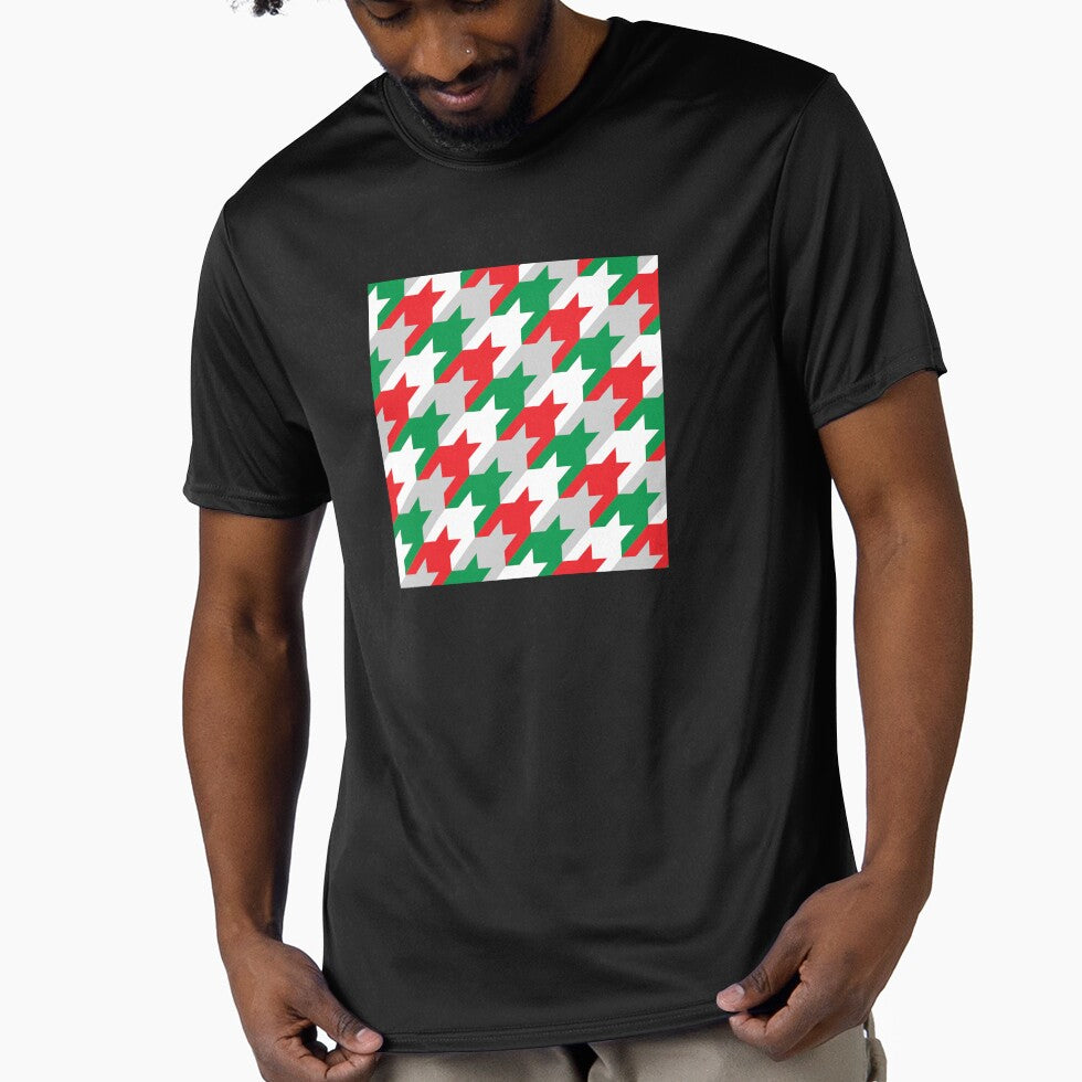 Holiday Houndstooth by curtjankadesign