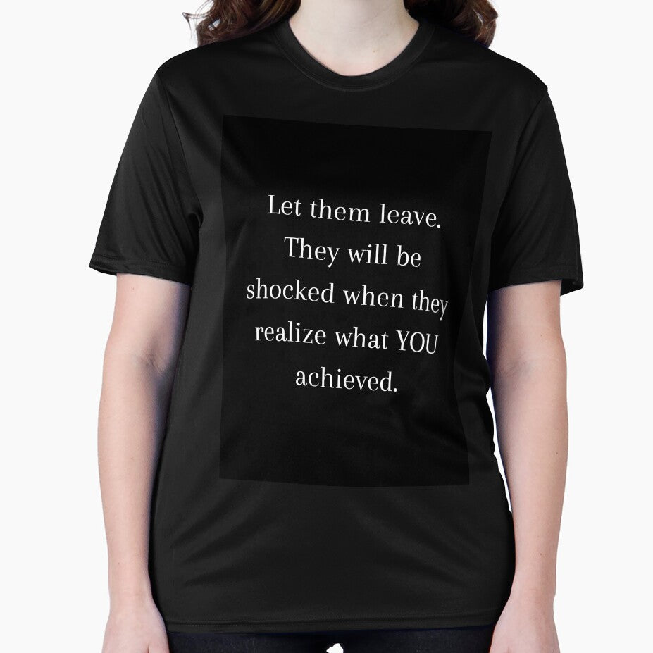 Let Them Leave Quote - Black background by CoolBuddyCool