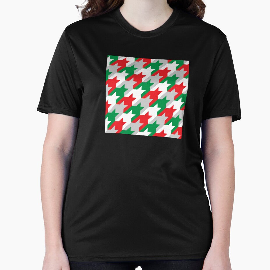 Holiday Houndstooth by curtjankadesign