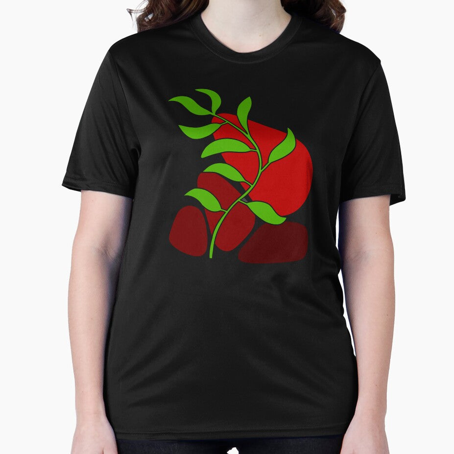 Whimsical Nature Red Boho by Sartoris Art