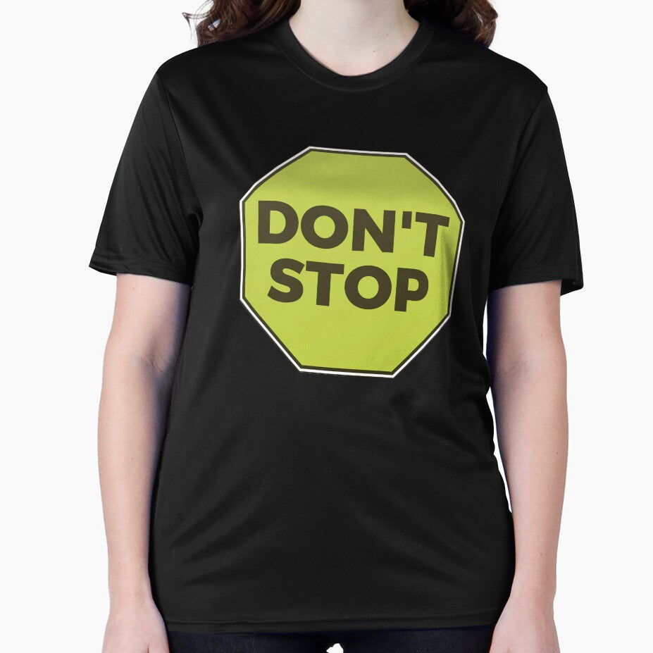 Don't Stop Motivational Quote Typography by JaaGo PopLab