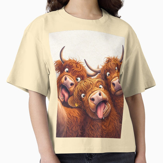 Chaotic Scottish Cow Selfie by Sartawsky
